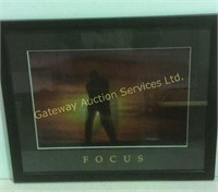 “Focus “ Framed Picture  22 x 18