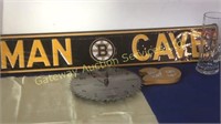 Man Cave Sign 3 ft long, Shop Clock, UFC Mug,