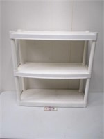 LPO Plano 3 Tier Plastic Shelving Unit - 33x12x32