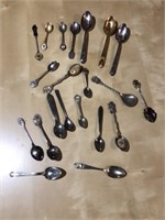Lot of 21 - Souvenir & Collectable Mini Spoons