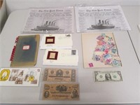 Paper Collectibles - Stamps, Replica Civil War