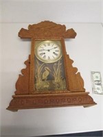 Vintage Mantle Clock w/ Pendulum - Missing