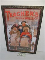 Teacher's Scotch Whiskey Always In Front Framed