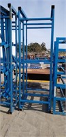 2 Bay Vertical Plate Steel Storage Rack