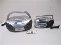 2 Boomboxes - RCA Radio Works - CD Does Not