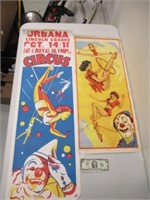 2 Original Vintage Circus Posters - TNT & Royal