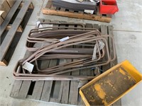 Approx 22 Steel Frames and Storage Bin