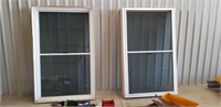 3 Aluminium Glass Insert Windows and Door Frame
