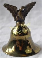 Brass Bell with Eagle Handle with Stephen Foster M