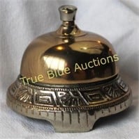 Brass Concierge Bell with engravings