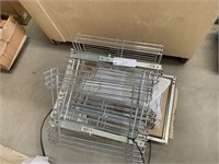 Approx 11 Assorted Steel Kitchen Shelves