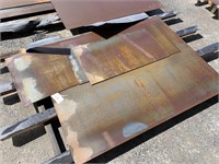 3 Pallets Assorted Mild Steel Plate Offcut