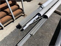 3 PVC Pipes and Large Qty Galvanised Steel Tube