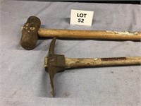Pickaxe and Sledge Hammer