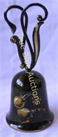 Black Bell with Handpainted Design with Curved Ste