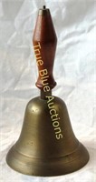 Brass Hand Bell with Wood Handle