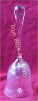 Transparent Glass Bell with Elegant Thin Handle