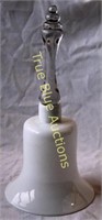 White Hand Bell Clear Handle
