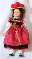 Doll in Traditional Dutch Dress with Hat