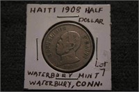 1908 Haitis Half Dollar