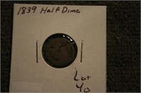 1839 Half Dime