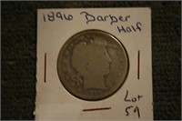 1896 Barber Half Dollar