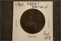 1900 Great Britian Large Penny