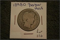 1898O Barber Half Dollar
