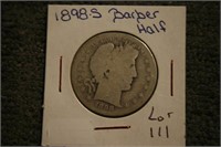 1898S Barber Half Dollar