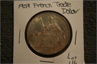 1909 French Trade Dollar