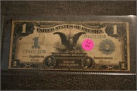 1899 $1.00 Large Black Eagle Note