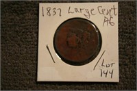 1837 Large One Cent