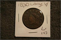 1830 Large One Cent