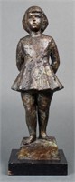 Chaim Gross Judaica "Girl" Modern Bronze