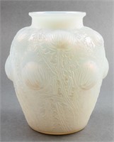 R. Lalique "Domremy" Opalescent Glass Vase