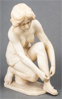 Classical Carved Marble Female Nude Sculpture