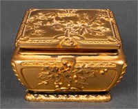 Guenardeau Susse Feres Art Nouveau Dore Bronze Box