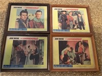 8 Framed The Commancheros movie posters.
