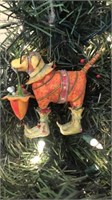 Dog Christmas tree ornament
