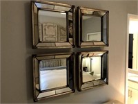 6PC FRAMED MIRRORS