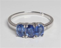 Genuine Blue Kyanite Ring