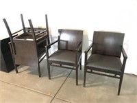 4PC WOODEN CHAIRS
