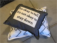 2PC "IT'S OKAY" PILLOWS