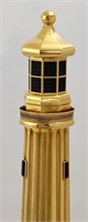 18K & amethyst Alfred Dunhill lighthouse lighter