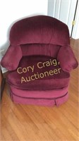 King Hickory Purple Straight Chair
