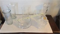 Assorted Lead and Crystal Glass Ware