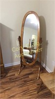 Antique Oval Mirror 49 1/2"