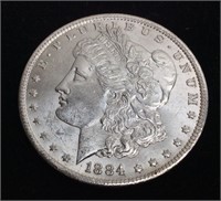 1884-O UNCIRCULATED MORGAN SILVER DOLLAR