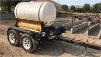 Poly Tank On Tandem Trailer