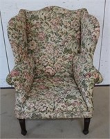 Early Upholstered Arm Commode Chair